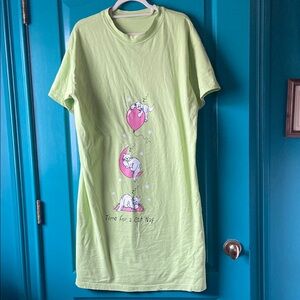 Time for a Cat Nap sleep-shirt Size Large